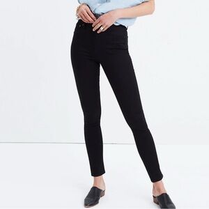 Madewell 10” High Rise Skinny Raw Hem Jeans